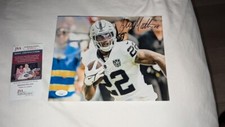 Alexander Mattison  SIGNED LAS VEGAS RAIDERS 8X10 PHOTO WITH JSA