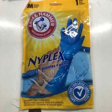 Arm Hammer Nyplex Vinyl Cleaning Gloves M Blue 1 pair -Pack of 1