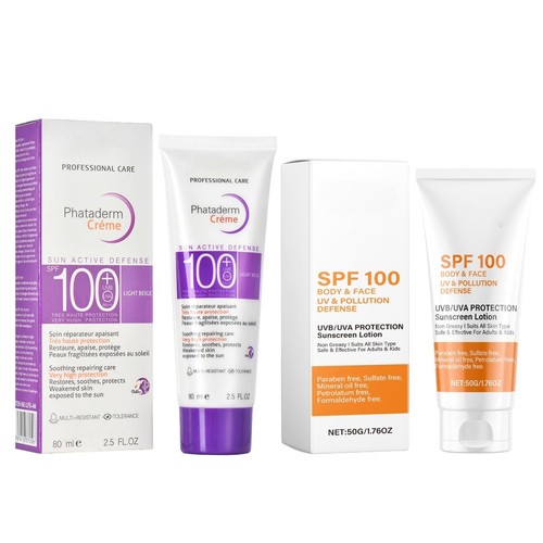 Crème Blanchissante Au Papaye – Lot De 2 Pots – Pour Le Visage – Soin Quotidien – Ingrédient Naturel – Neuf