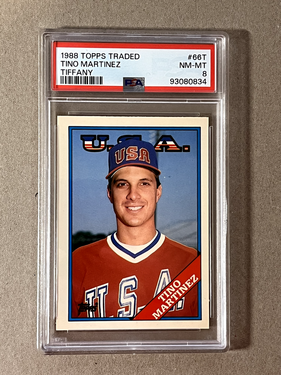 1988 TOPPS TRADED TIFFANY #66T TINO MARTINEZ RC USA NATIONAL TEAM