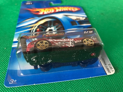 Hot Wheels Drift Kings 1/5 (2006) Auto giocattolo rossa super tsunami #051 - b135 - Foto 7 di 9