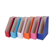 Paper Storage - Desk Organizer - Leather Magazine Holder- File Organizer