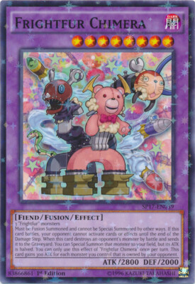 Frightfur Chimera - SP17-EN039 - Starfoil Rare - 1st Edition x1 - Near Mint