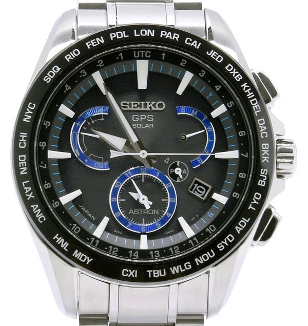 SEIKO ASTRON SBXB107 8X53-0AD0-2 Solar GPS Black Dial SS SEIKO ASTRON SBXB107 8X53-0AD0-2 Solar GPS Black Dial SS