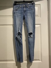 Rag  Bone Jeans Capri Murray Women  s Size 26 Distressed B46