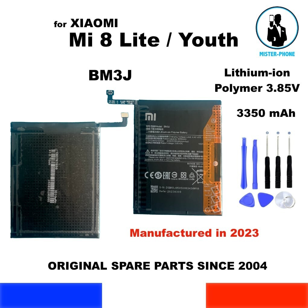 Batterie BM3J longue durée pour Xiaomi Mi 8 Youth 3350mAh pour retrouver l'autonomie