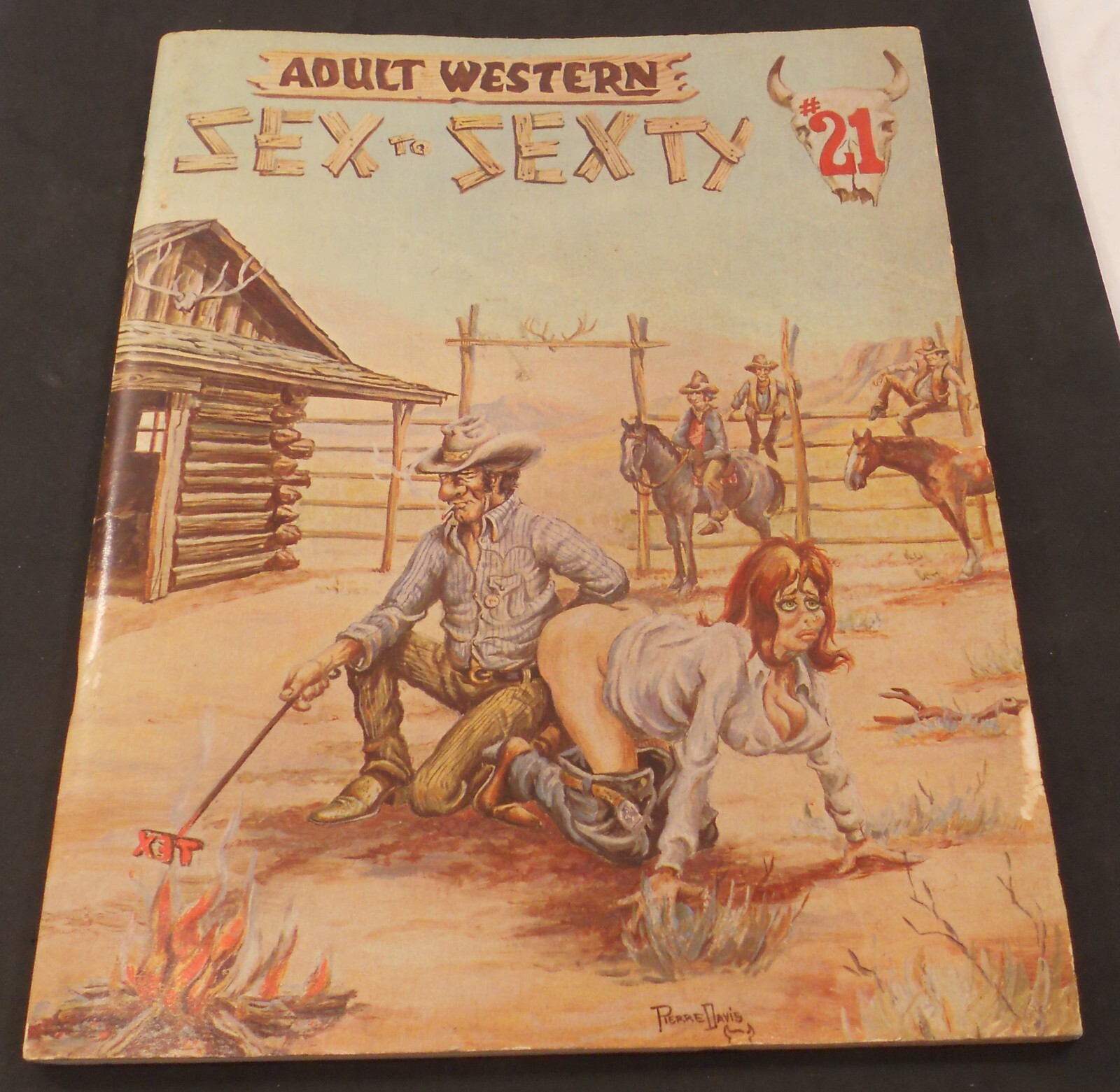 VINTAGE PIERRE DAVIS Adult Western SEX TO SEXTY Magazine 21 | eBay