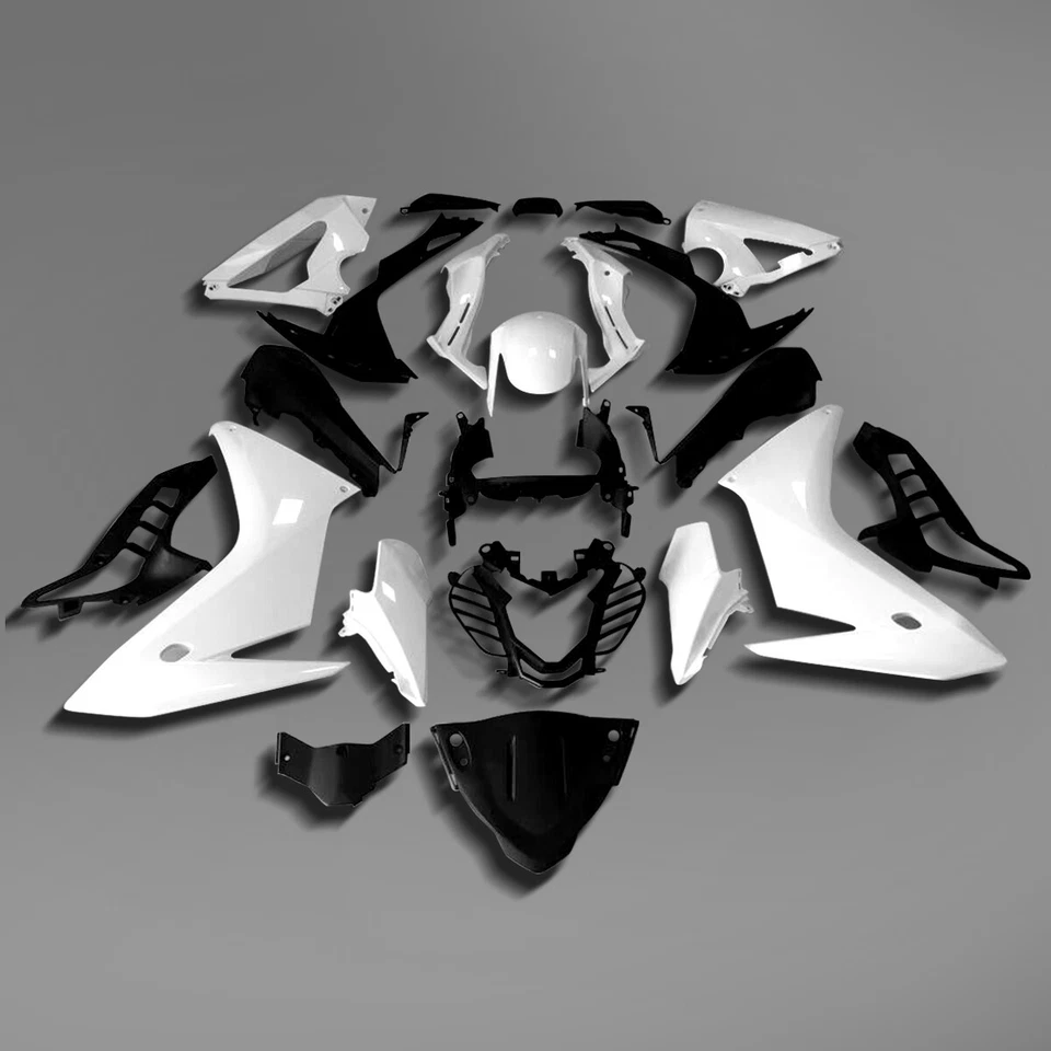 Комплект предварительно просверленного белого обтекателя необработанного цвета для Honda CBR650F 2014-2018 годов выпуска - Изображение 3 из 4