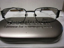 Revolution Eyeglass Frame WITHOUT a sun shade REV715 in  BKSI 52-17-140 w/case