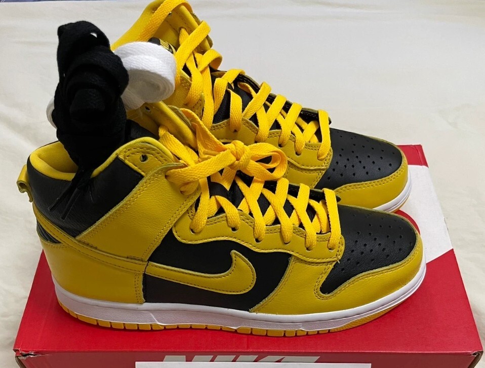 シューズ(男性用) Nike Dunk High Black/Varsity Maize 27cm Buy Dunk High 'Black Varsity Maize' - 317982 043 | GOAT