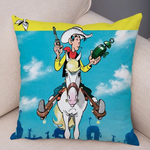 Lucky Pillowcase Decor Cartoon Anime Print Pillow Case Soft Plush Cushion Cover - Picture 10 of 67