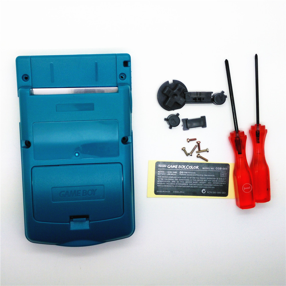 Teal Green Picachu Monster Housing Shell for Nintendo Game boy
