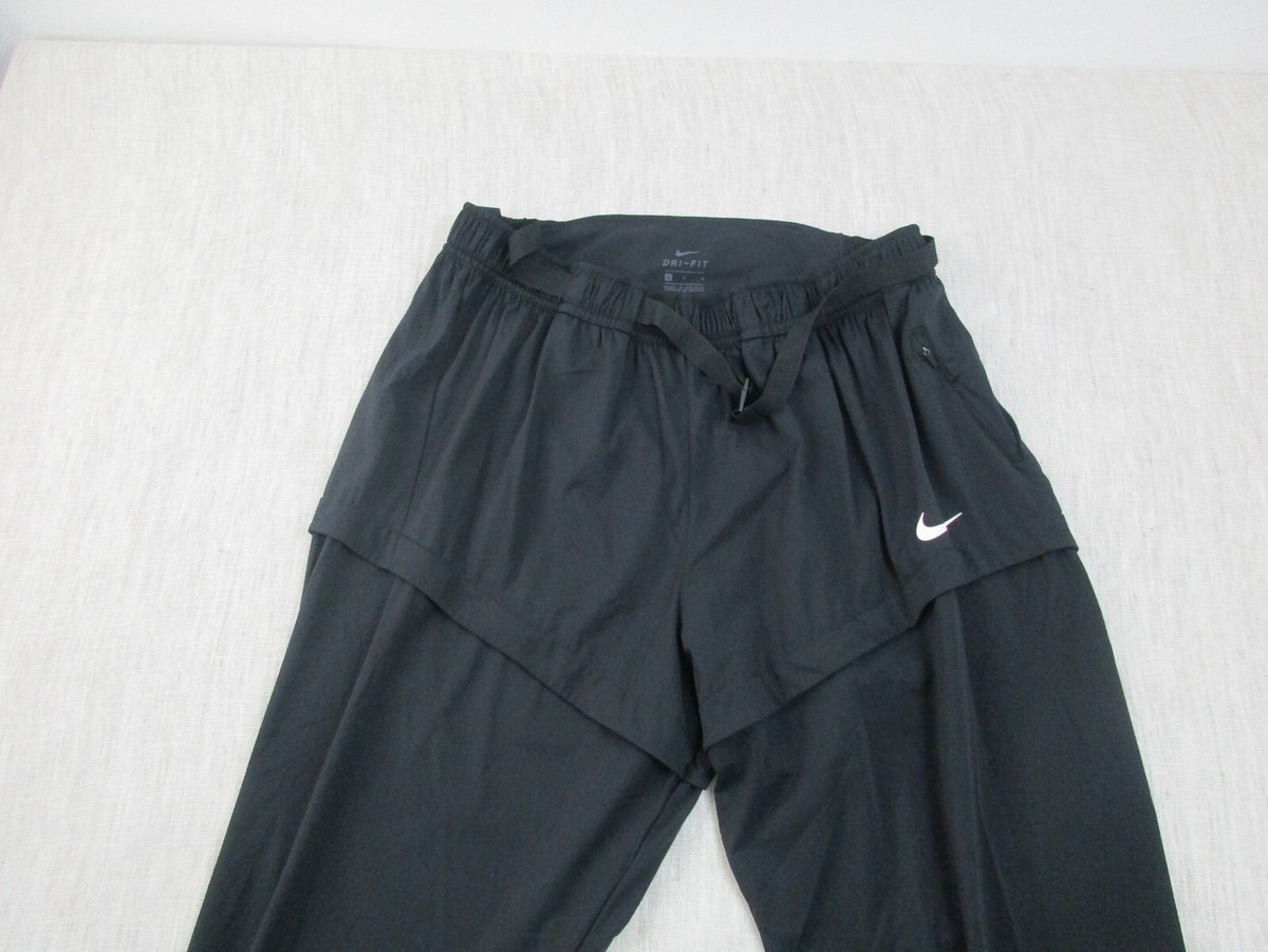 フィットネスボトムス NIKE Women Straight Pants 25PHJ0922 010 BLACK Nike Track Pants Womens Large Black Dri Fit Straight Leg