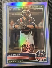 2023 Panini Stars & Stripes College National Team SILVER PRIZM JACK PAYTON #79