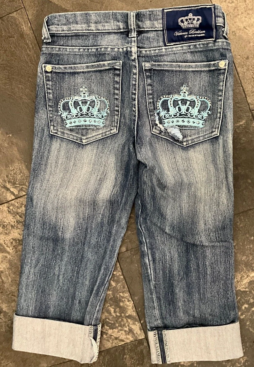 Victoria Beckham クラウン刺繍 デニムパンツ Victoria Beckham Presents Its New Denim Line パンツ