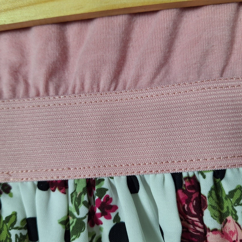 LILT - Girls' Pink Floral Puffy Dress Size 6x pre-owned - Picture 5 of 15