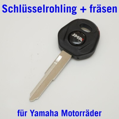 Ersatz Schlüssel mit Nachmachen fräsen für Yahama Motorrad Motorräder  [#1518]
