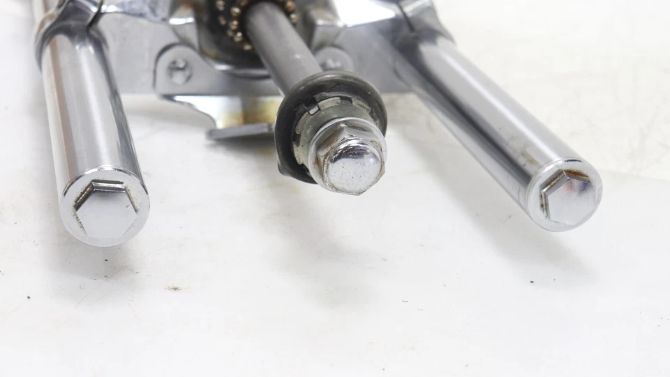 1996 HONDA SHADOW ACE 1100 GARFOS DIANTEIROS CONJUNTO DE SUSPENSÃO DE CHOQUE PAR - Imagem 2 de 4