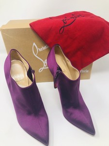 purple bottom heels