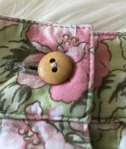 Eddie Bauer Rock mit Knopfleiste Blumen Größe 14 Baumwolle Freizeit mit Taschen - Bild 6 von 7