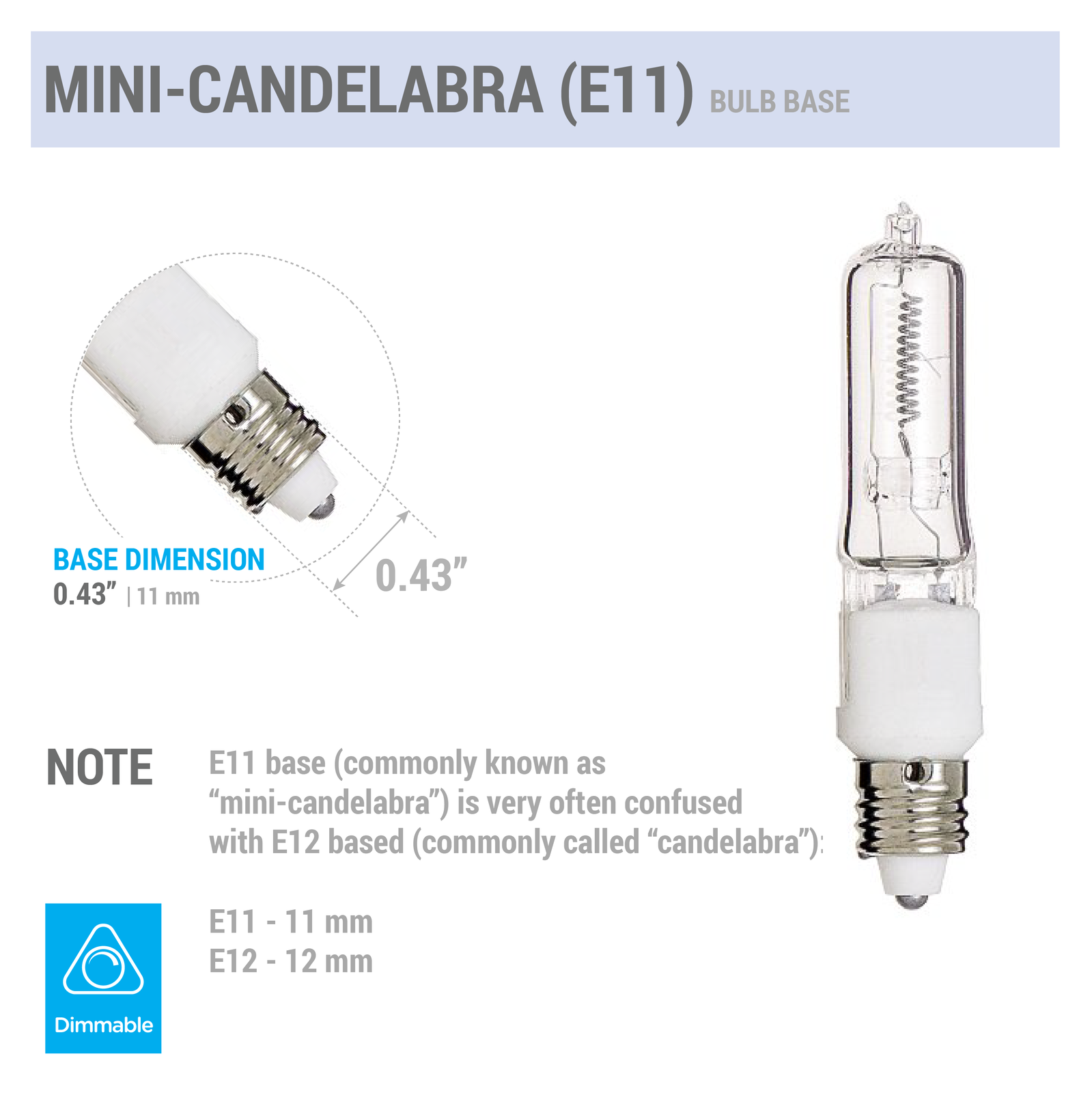 4 Pack Q250CL/MC 250 Watt 250W T4 T4.5 E11 Mini Candelabra Base 120V