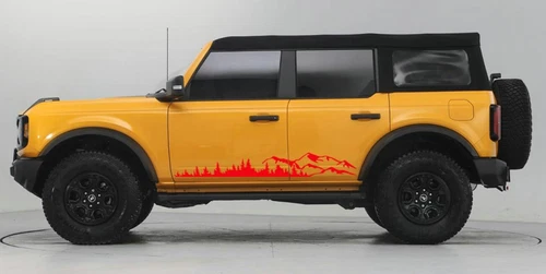 Graphics Forest Mountain Car Side Stickers For All Models Vinyl Decals Custom - Bild 7 von 9