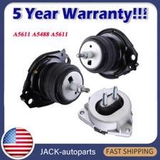 FOR 2011-2019 JEEP GRAND CHEROKEE DODGE DURANGO ENGINE MOTOR &TRANS MOUNT 3PCS