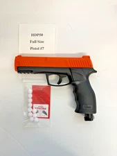 HDP50 Rubber/ Paintball Target Pistol High Velocity 16 Joule and Ammo #7