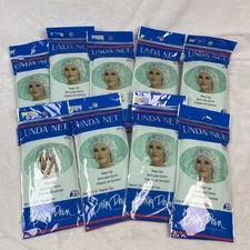 Lot/9 Betty Dain UNDA NET Sleep Cap #110 Regular GREEN Made In USA New In Pkg