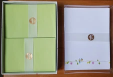 Boxed Stationery Set 30 Sheets & 24 Envelopes Peter Pauper Press New Opened Box