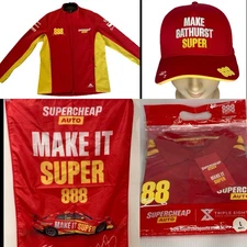 Macpac Supercheap Bundle Jacket Cap Polo Flag Tote Supercars Bathurst 1000 New
