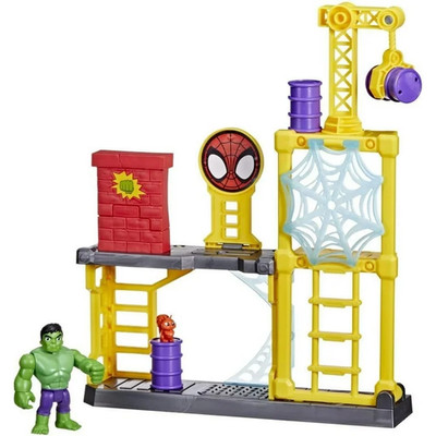 Hasbro Marvel Spidey and His Amazing Friends: Hulks Smash Yard