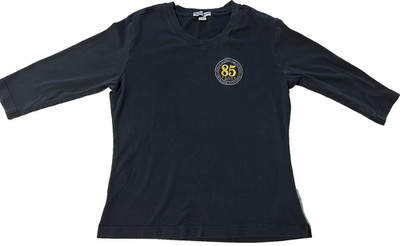 MTU Michigan Tech University Huskies Women s 3/4 Sleeve Shirt Large 85 Years