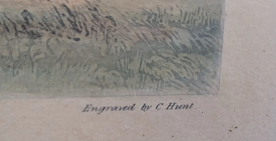 2 gravures anciennes Datée 1841 – The Young English Fox Hunter – Turner / Hunt - Photo 3/4