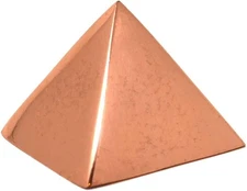 Solid Copper Pyramid 1.25in Giza Shaped for Meditation, Body Healing, Reiki Bala