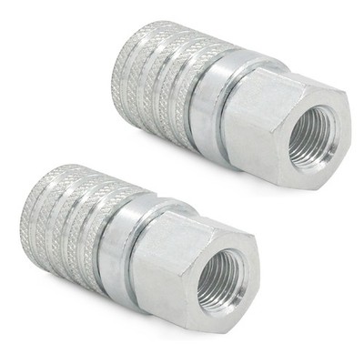 2X PD242 Series PD Steel Test Port ,Diagnostic Equipment Quick Coupler w/ Female