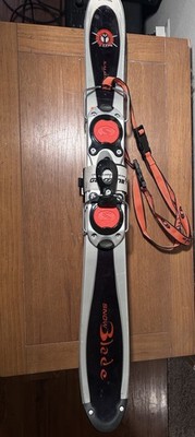 Salomon Snowblade Snowblades Black Silver Orange with Bindings
