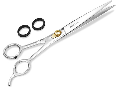Fellschere Hunde-Haarschere mit echter Stellschraube Pfotenschere NEU 22 cm