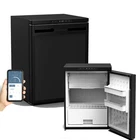 Mini Refrigerator AC110 DC 12V Fridge 2.3cu ft/65L RV Refrigerator for Truck RV-