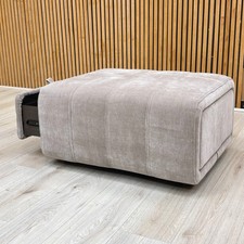 Möbeldorf 'Elphaba' Manhattan Muskat 58005 Stoff Aufbewahrung Fußbank NEU
