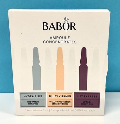 BABOR Travel Size - 3 Piece - Ampoule Concentrates - 2 ml each SEALED