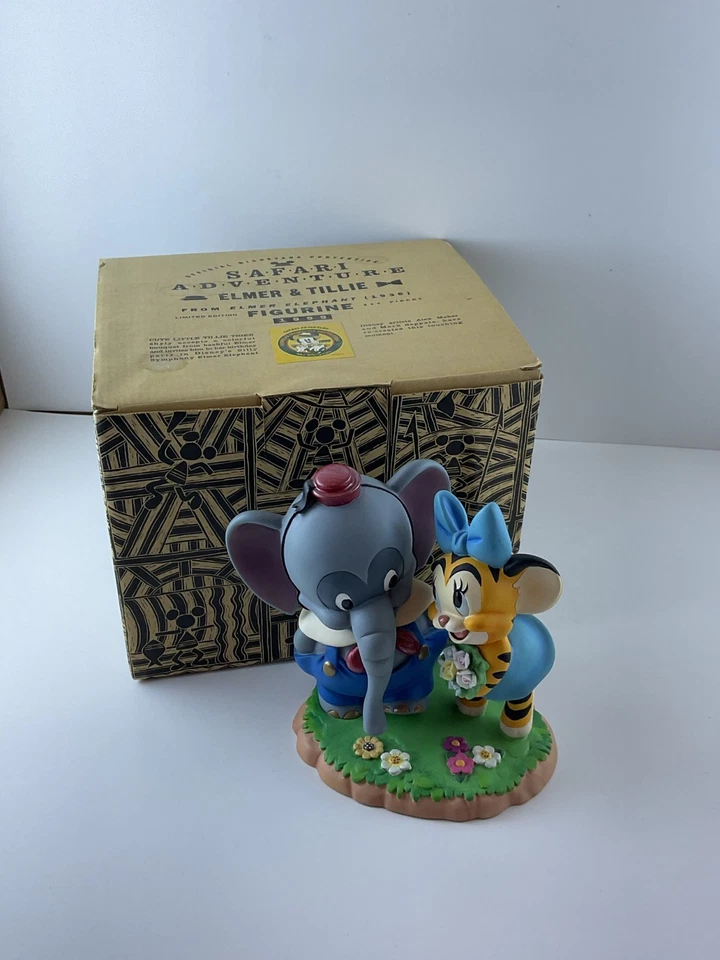 Estatueta 1999 Disneyana Safari Adventure Elmer & Tillie 8ª Convenção Oficial - Imagem 2 de 4