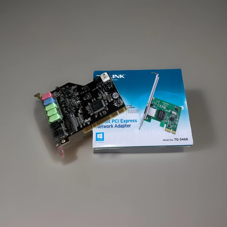 TP-LINK TG-3468 Gigabit-PCI-Express-Netzwerkadapter Und Sure on 5.1 Fun