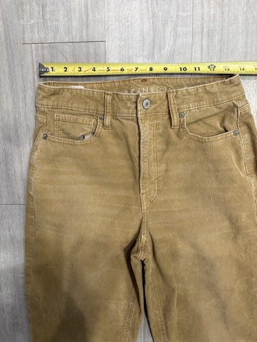 Pantaloni jeans donna elasticizzati American Eagle Outfitters AE in velluto a coste taglia 6 - Foto 3 di 8