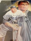 Autographed Duke Snide (MLB Hall of Fame) Framed Poster Signed Numbered w/ COA — photo 2