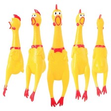 Jouet Poulet Grinçant Caoutchouc Chien Petit Grand Molaire Chiot