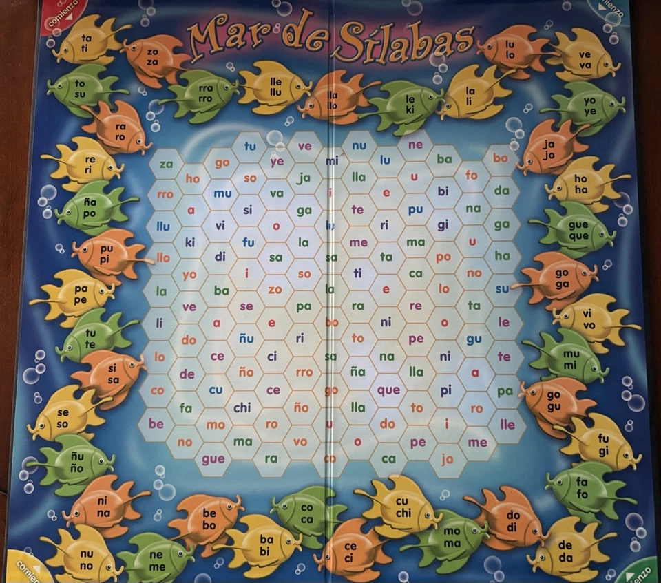 New - Learning Resources Mar de Silabas (Sea of Syllables) Game - Ages 6+ - Image 3 of 4