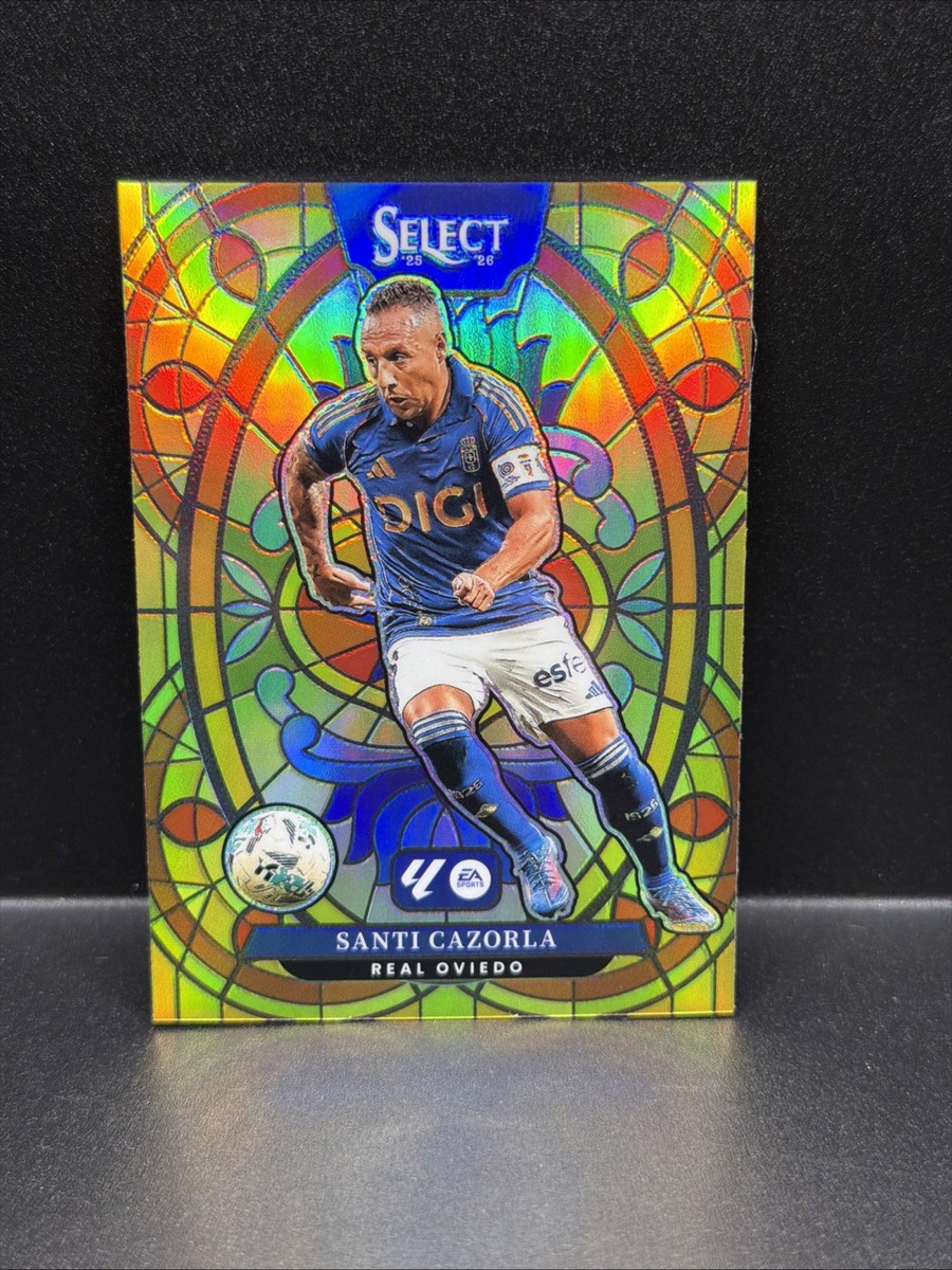 panini flawless 15-16　SANTI CAZORLA 2025-26 Panini Select La Liga - Santi Cazorla #10 - Stained Glass