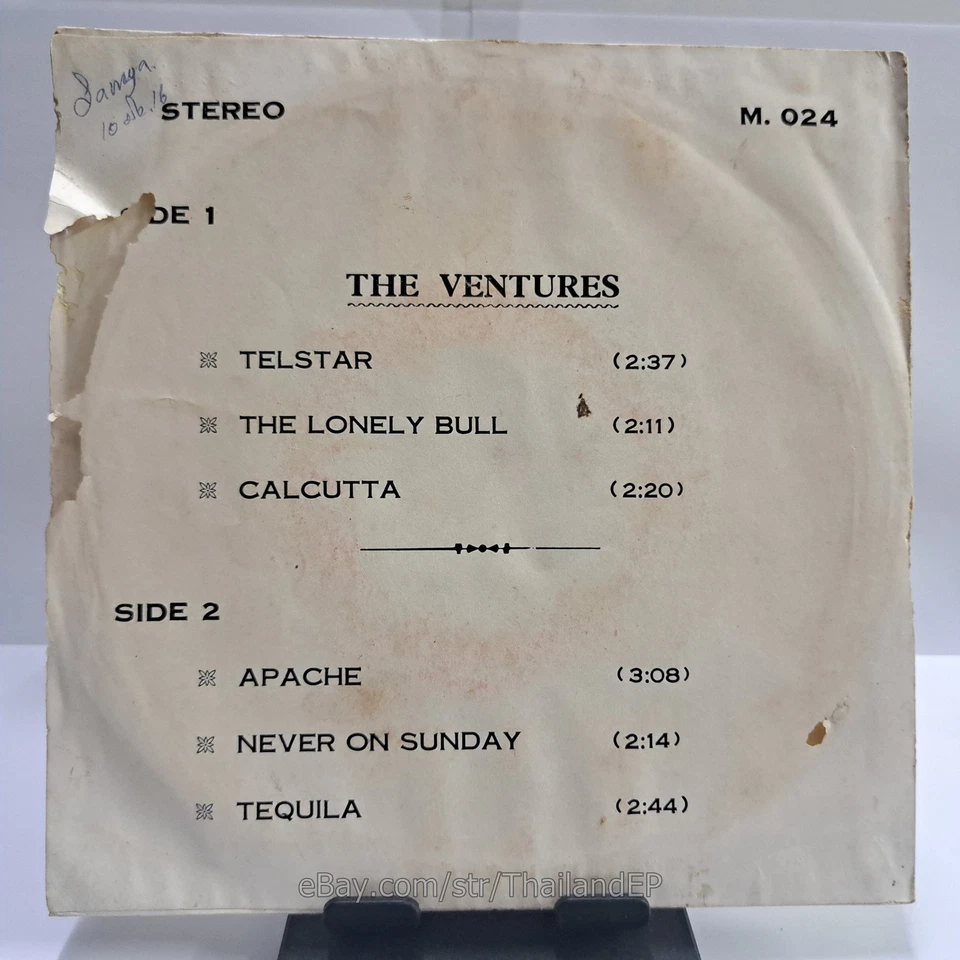 THE VENTURES /TELSTAR /APACHE / THAILAND EP 45 THAI - Image 2 of 4