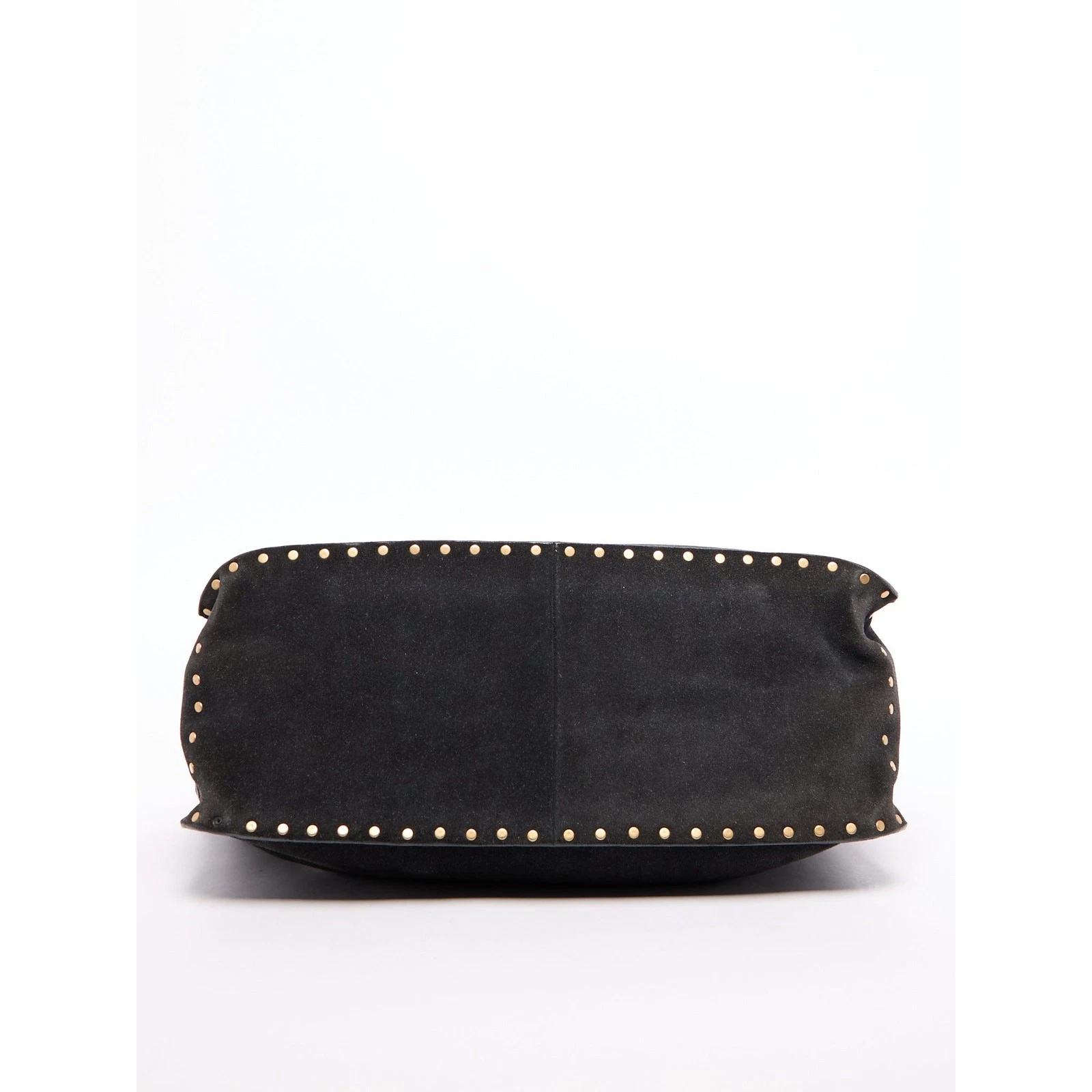 Borsa boogie Celine in camoscio nero con borchie